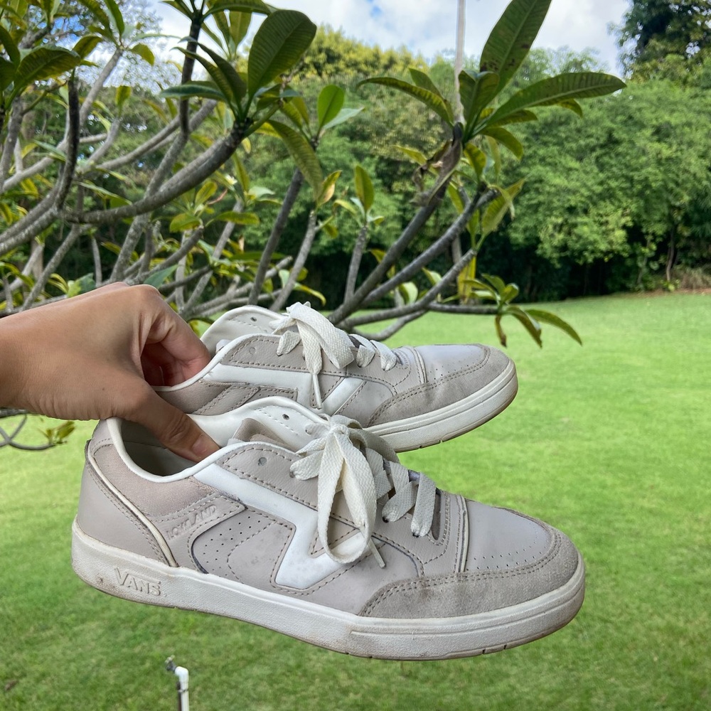 Vans Lowland comfy cush Court French Oak sneakers Low-Top shoes